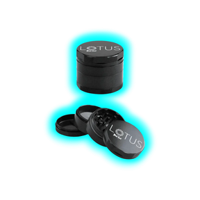 Black Leaf Lotus Grinder Grey 63mm