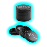 Black Leaf Lotus Grinder Grey 63mm