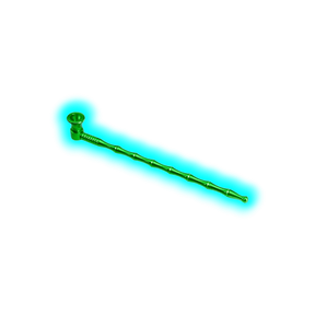 Black Leaf Metal Pipe Green