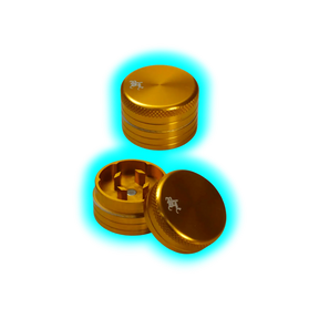 Black Leaf Mini Grinder 2-teilig Gold