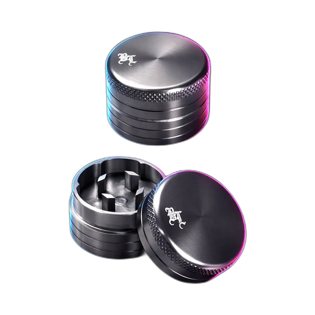 Black Leaf Mini Grinder 2-teilig Silber