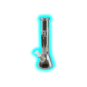 Black Leaf Neverland Kolbenbong Metalleffekt Grau 34cm