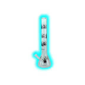 Black Leaf Oldschool Ice Bong Black