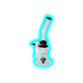 Black Leaf Perkolator Bubbler 23cm Black