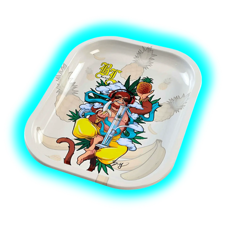 Black Leaf Rolling Tray Hanuman Small 140 x 180mm