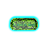 Black Leaf Rolling Tray In Weed we Trust 206 x 105mm