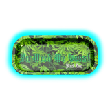 Black Leaf Rolling Tray In Weed we Trust 206 x 105mm