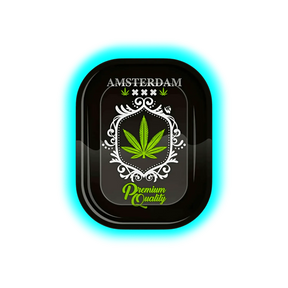 Black Leaf Rolling Tray S Amsterdam 140 x 180mm