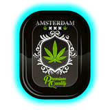 Black Leaf Rolling Tray S Amsterdam 140 x 180mm