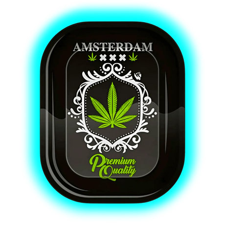 Black Leaf Rolling Tray S Amsterdam 140 x 180mm
