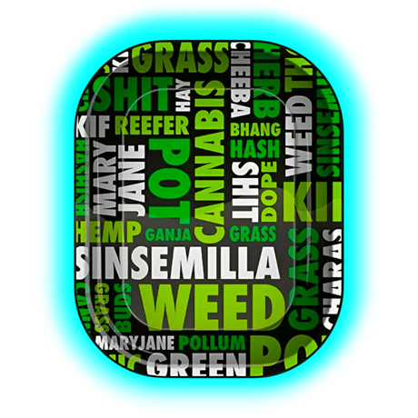 Black Leaf Rolling Tray S Cannafonts 140 x 180mm