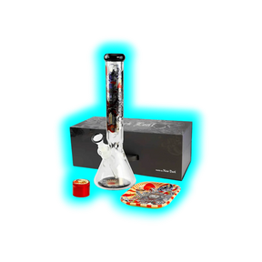 Black Leaf Ronin und Geisha Ice Bong Set 40cm