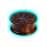 Black Leaf Rosewood Grinder 2Parts 45mm