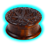 Black Leaf Rosewood Grinder 2Parts 45mm