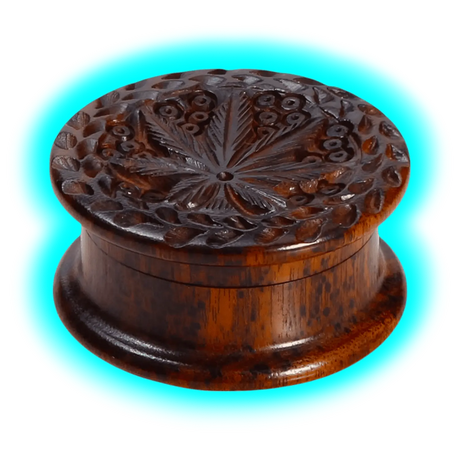 Black Leaf Rosewood Grinder 2Parts 45mm