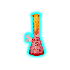 Black Leaf Sandblast Icebong 25cm