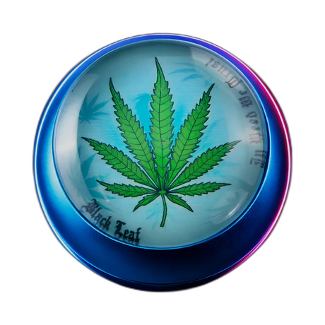 Black Leaf SPHERE Grinder 4 Parts Blue