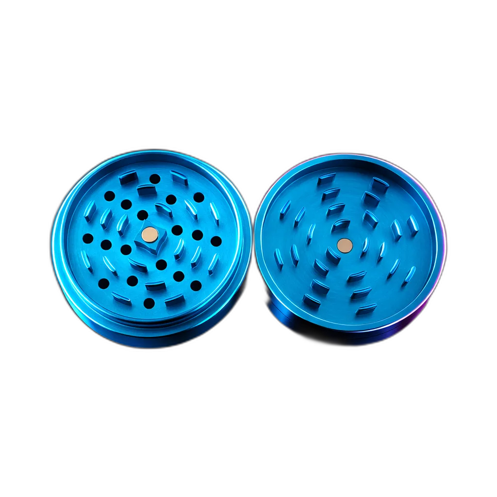Black Leaf SPHERE Grinder 4 Parts Blue