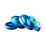 Black Leaf SPHERE Grinder 4 Parts Blue