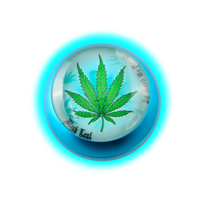 Black Leaf SPHERE Grinder 4 Parts Blue