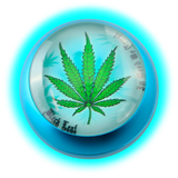 Black Leaf SPHERE Grinder 4 Parts Blue
