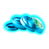 Black Leaf SPHERE Grinder 4 Parts Blue