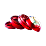 Black Leaf SPHERE Grinder 4 Parts Red