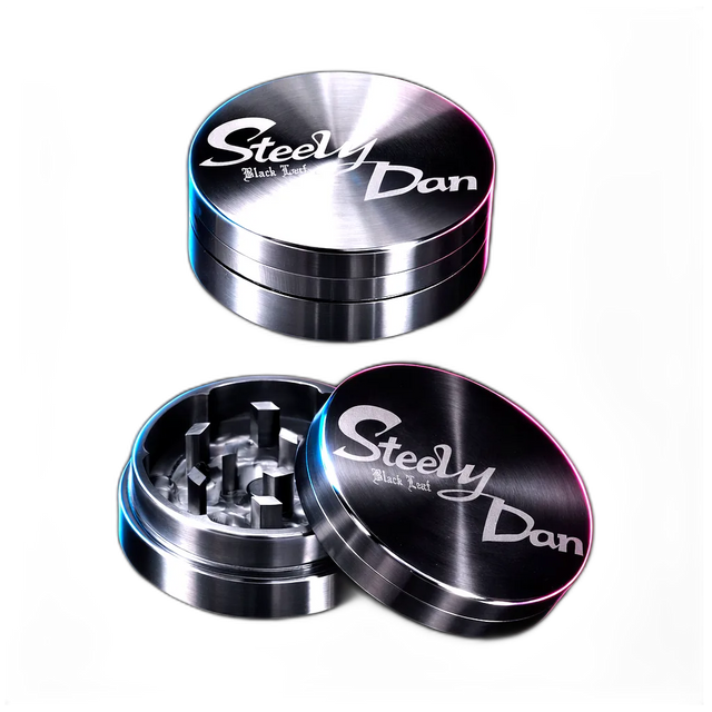 Black Leaf Stainless Steel Grinder Steely Dan 2 2part 35mm