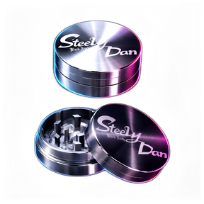 Black Leaf Steely Dan Edelstahl Grinder 2-teilig