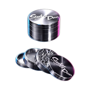 Black Leaf Steely Dan Edelstahl Grinder 4-teilig