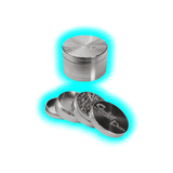Black Leaf Steely Dan Edelstahl Grinder 4-teilig
