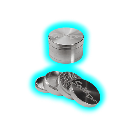 Black Leaf Steely Dan Edelstahl Grinder 4-teilig