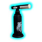 Black Leaf Torch Super Double Flame Lighter Black