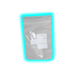 Black Leaf Zip-Bag Clear Strain Info 70 x 100mm 100pcs