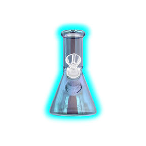 Black Sheep Iridescent Glass Bong Blue 15.6cm