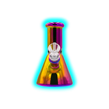 Black Sheep Iridescent Glass Bong Purple 15.6cm