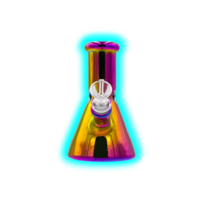 Black Sheep Iridescent Glass Bong Purple 15.6cm