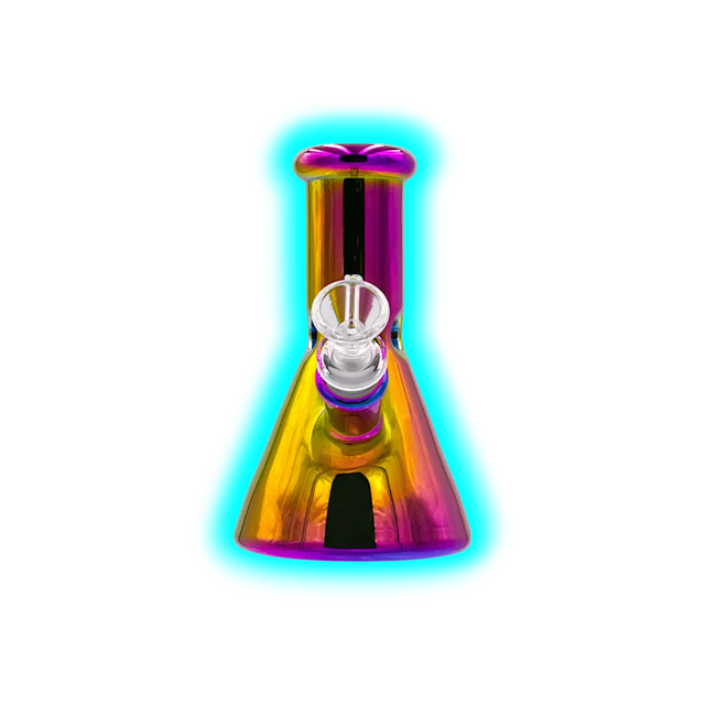 Black Sheep Iridescent Glass Bong Purple 15.6cm