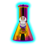 Black Sheep Iridescent Glass Bong Purple 15.6cm