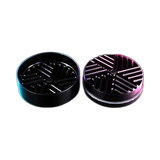 Blackleaf Aluminium Grinder The Pusher 2 Black 2 Parts in der Frontansicht