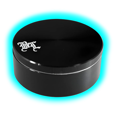 Blackleaf Aluminium Grinder The Pusher 2 Black 2 Parts