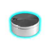 Blackleaf Aluminium Grinder The Pusher 2 Silver 2 Parts