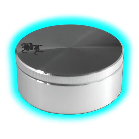 Blackleaf Aluminium Grinder The Pusher 2 Silver 2 Parts