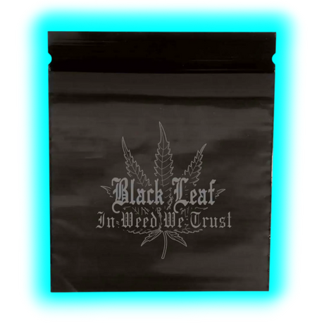 Blackleaf Reclosable Plasticbags in Weed we Trust 60 x 80 x 0.09mm