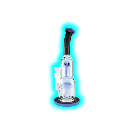 Blaze Glass Glasbong Black n Blue