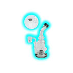 Blaze Glass Recyclerbong Black 21cm