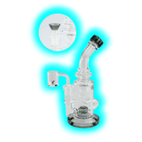 Blaze Glass Recyclerbong Black 21cm