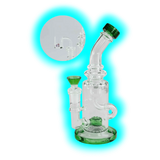 Blaze Glass Recyclerbong Green 21cm