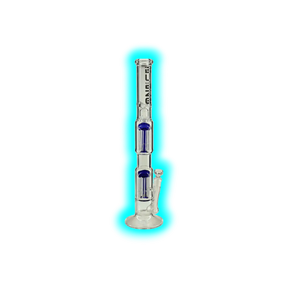 Blaze Tower Ice Bong 2x8 Arm Perkolator Blau