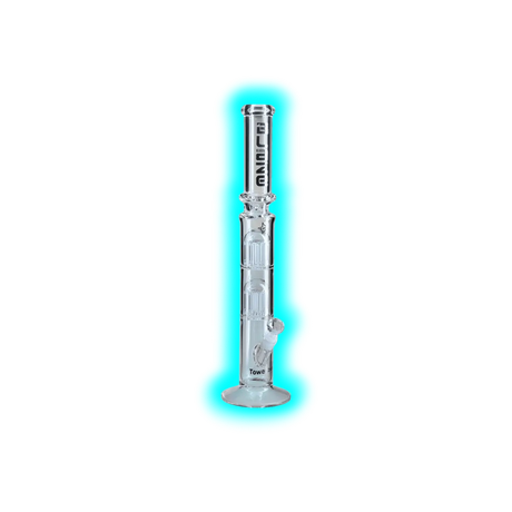 Blaze Tower Ice Bong 2x8 Arm Perkolator Klar